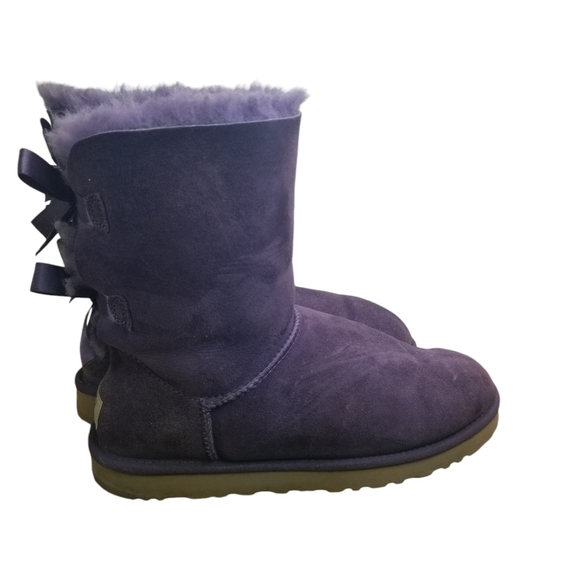 Ugg Bailey Bow II purple shearling bow boots - Picture 3 of 12